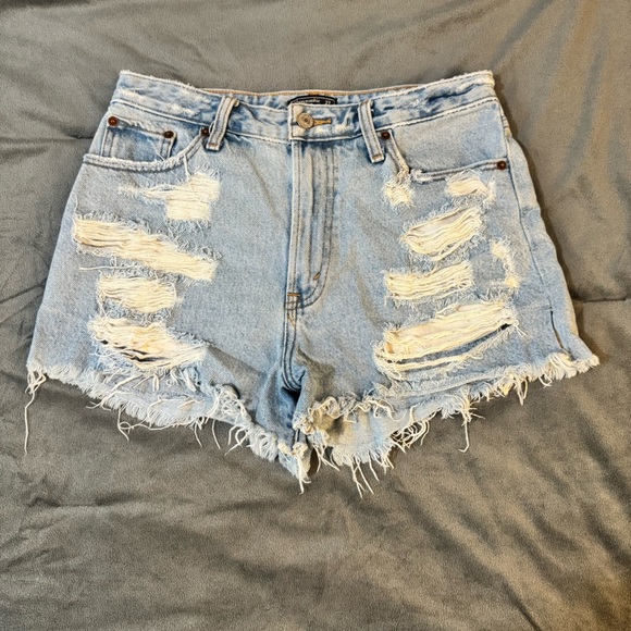 Abercrombie & Fitch Pants - Abercrombie & Fitch Blue Jean Shorts Distressed Denim
#1041